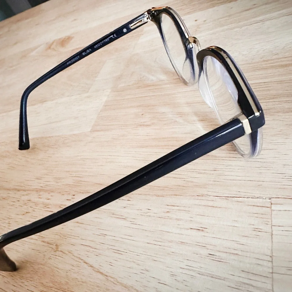Elton John Prodigy Blue Gradient Eyeglass‎ Frames 49-21-145 Case Cloth Lenses